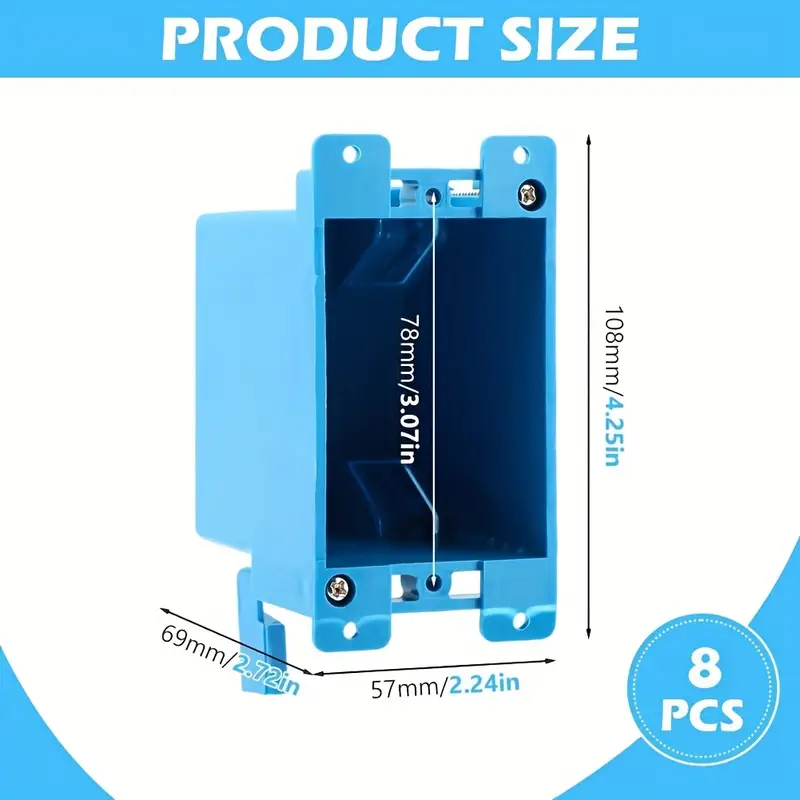 Single Gang Electrical Outlet Box - Image 4