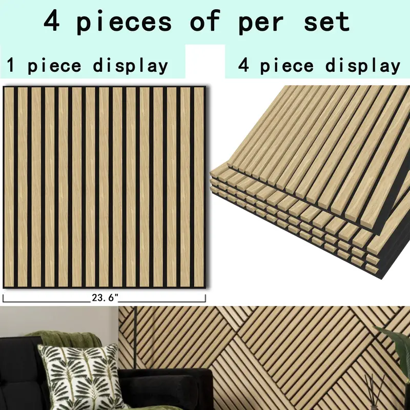 59.94cm Wooden Soundproofing Boards - Image 2
