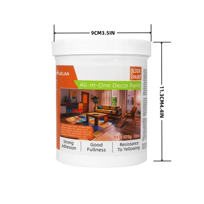 White Home Paint Wood Varnish - 475g - Image 4