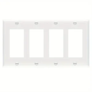 Glossy White Wall Outlet Socket Panels