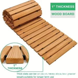 Natural Oak Garden Pathway Decking